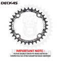 DECKAS 38T 104 BCD CHAINRING
