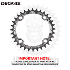 DECKAS 38T 104 BCD CHAINRING