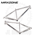 MAXZONE 27.5 CHROMOLY STEEL 1.0 SMALL SILVER FRAME