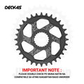 DECKAS 36T SH DIRECT CHAINRING