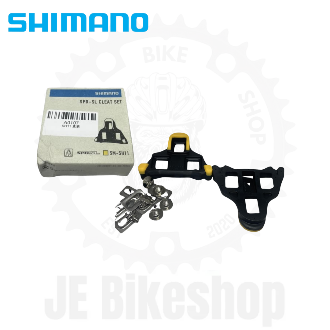 SHIMANO SM-SH 11 YELLOW 6° BOXED CLEATS ATTACHMENT