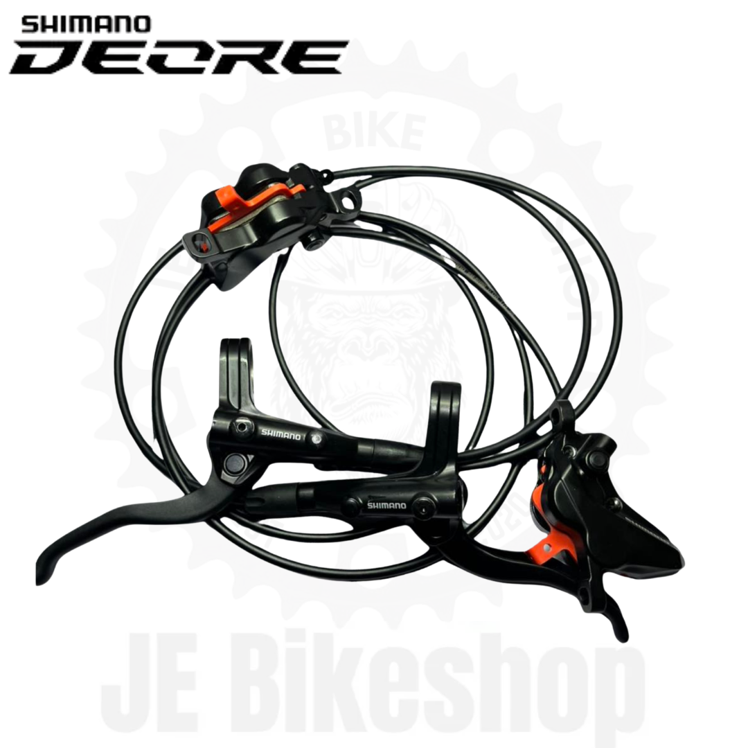SHIMANO DEORE MT420 HYDRAULIC DISC BRAKE SET BL-MT401 BRAKE LEVER AND BR-MT420 BRAKE CALIPER 4 PISTON / QUAD PISTON