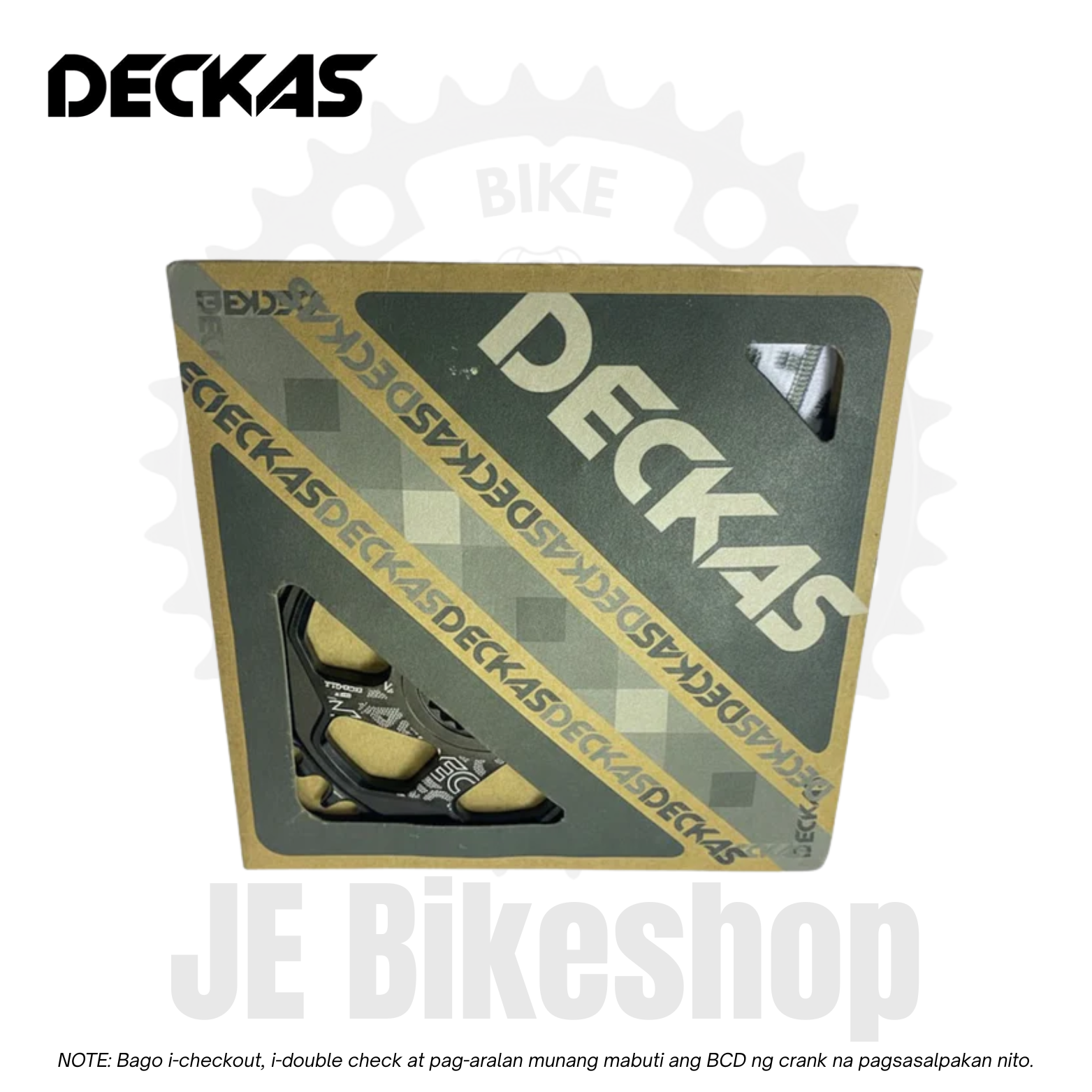 DECKAS SHIMANO DIRECT MOUNT CHAINRING NARROW WIDE 36 T CIRCLE