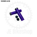 RIDERACE RUBBER HANDLE GRIP PURPLE
