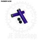 RIDERACE RUBBER HANDLE GRIP PURPLE