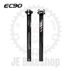 EC90 BICYCLE SEAT POST ZERO SETBACK GLOSSY BLACK CARBON FIBER