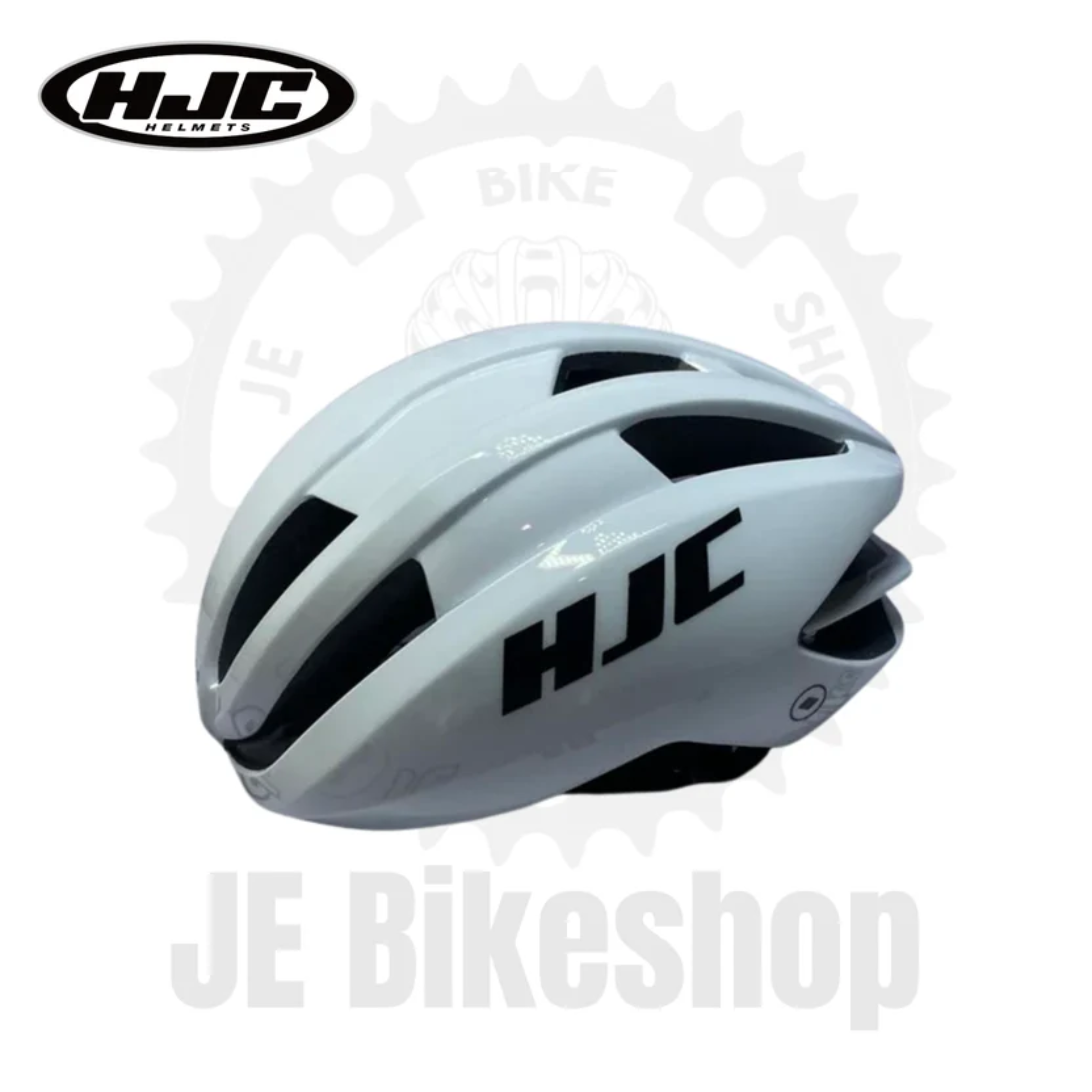 HJC IBEX TRIPLE WHITE 2.0 HELMET  (MEDIUM)
