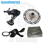 SHIMANO DEORE M6100 12 SPEED UPKIT WITH WINDOW SHIFTER AND SUNSHINE LIGHTWEIGHT 11-50T WITH M6100 CHAIN