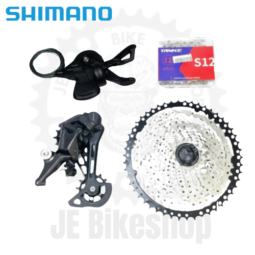 SHIMANO DEORE M6100 WINDOW W TANKE CHAIN & SUNSHINE 11-50T COGS 12S UPKIT