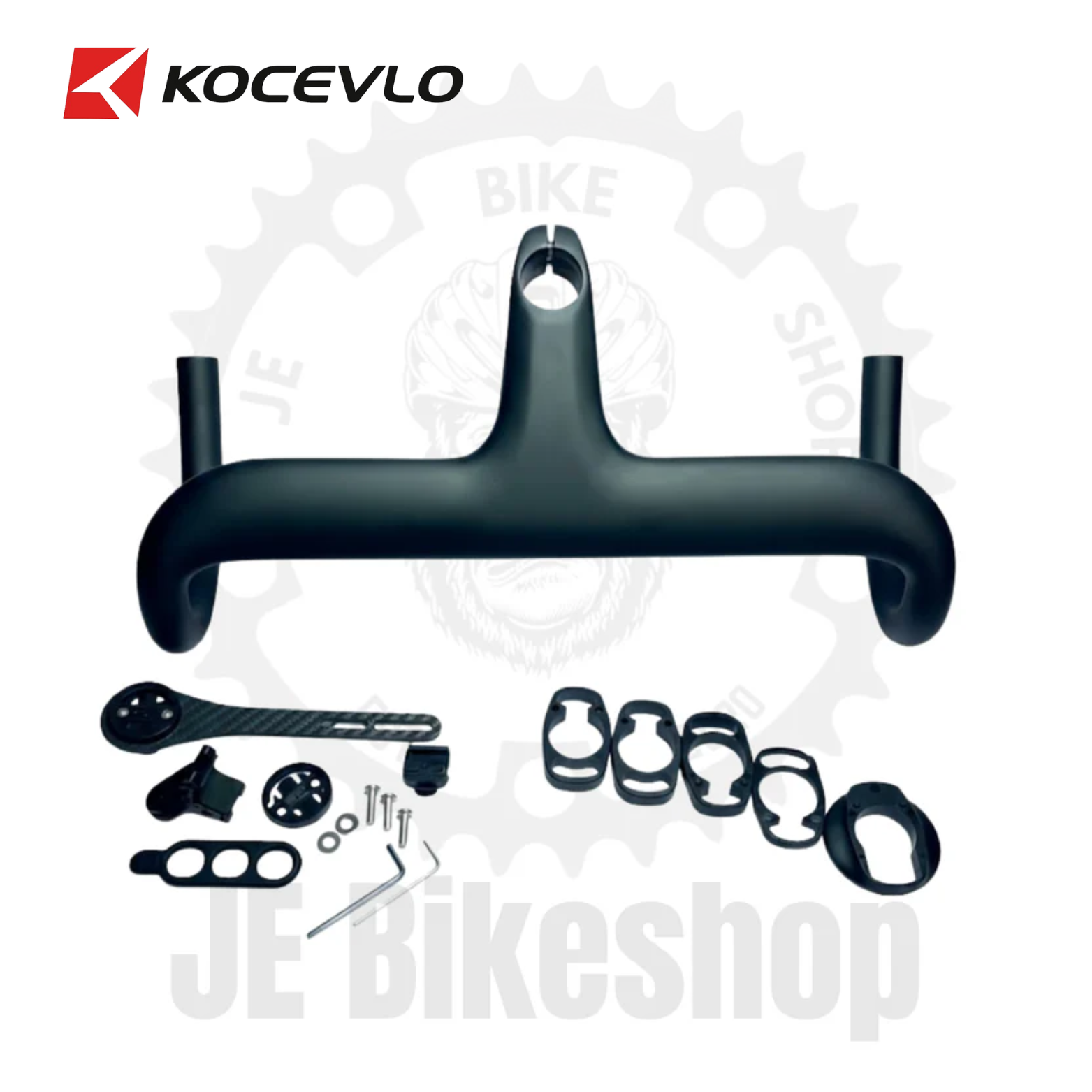KOCEVLO "PLAIN BLACK" INTEGRATED CARBON DROP BAR 100 X 400 MM