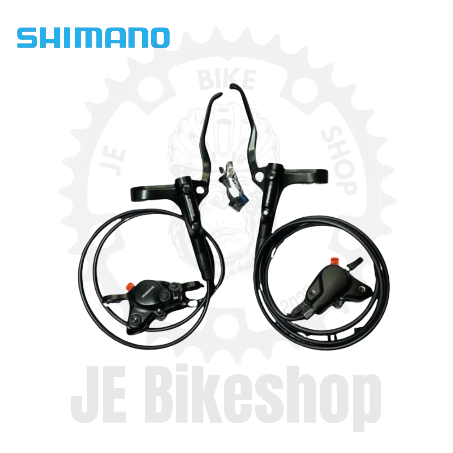 ORIGINAL SHIMANO MT200 HYDRAULIC BREAKSET WITH ROTOR PAIR