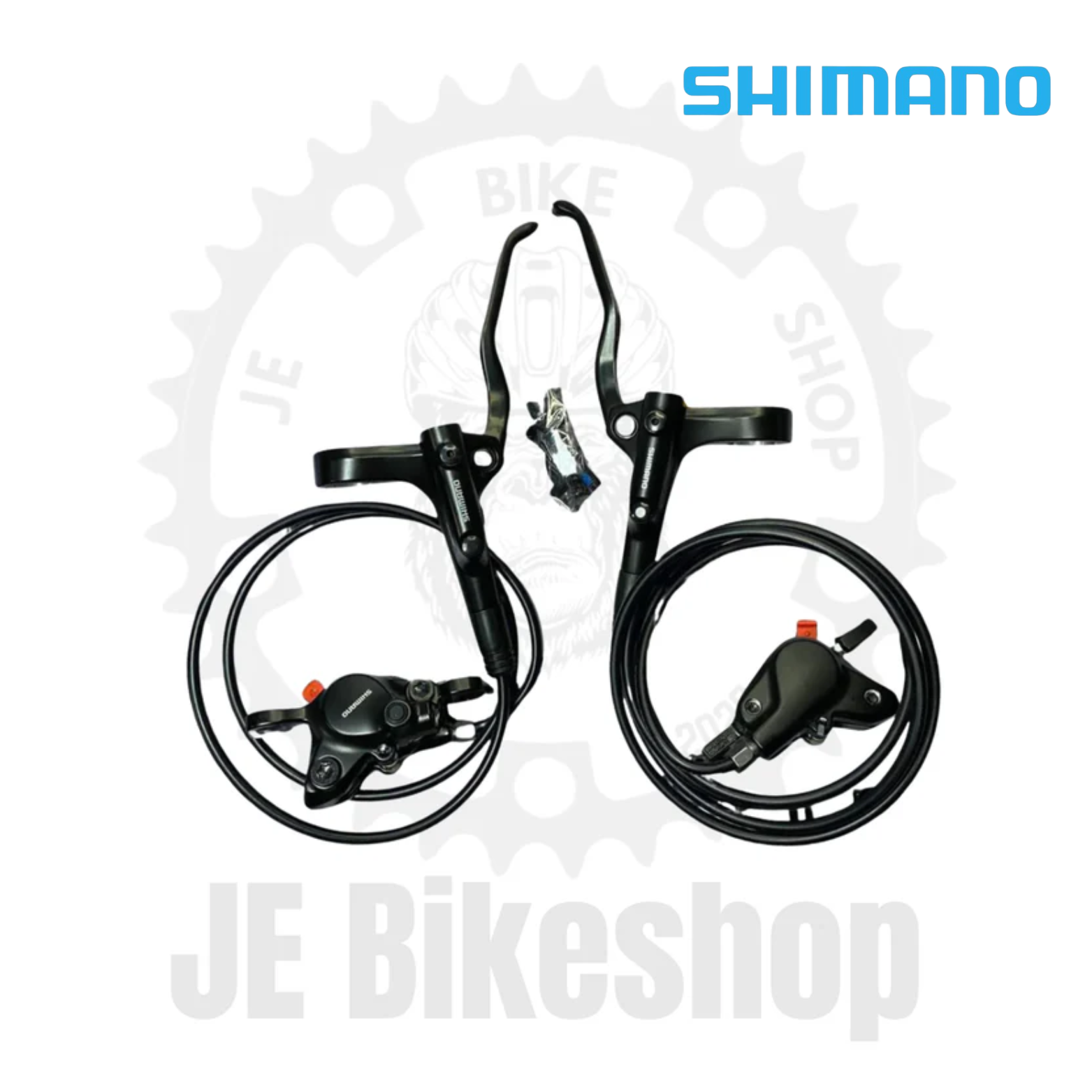 ORIGINAL SHIMANO MT200 HYDRAULIC BREAKSET WITH ROTOR PAIR