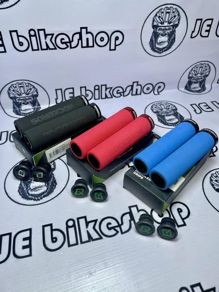 RockBros premium spongy foam grips with barend caps