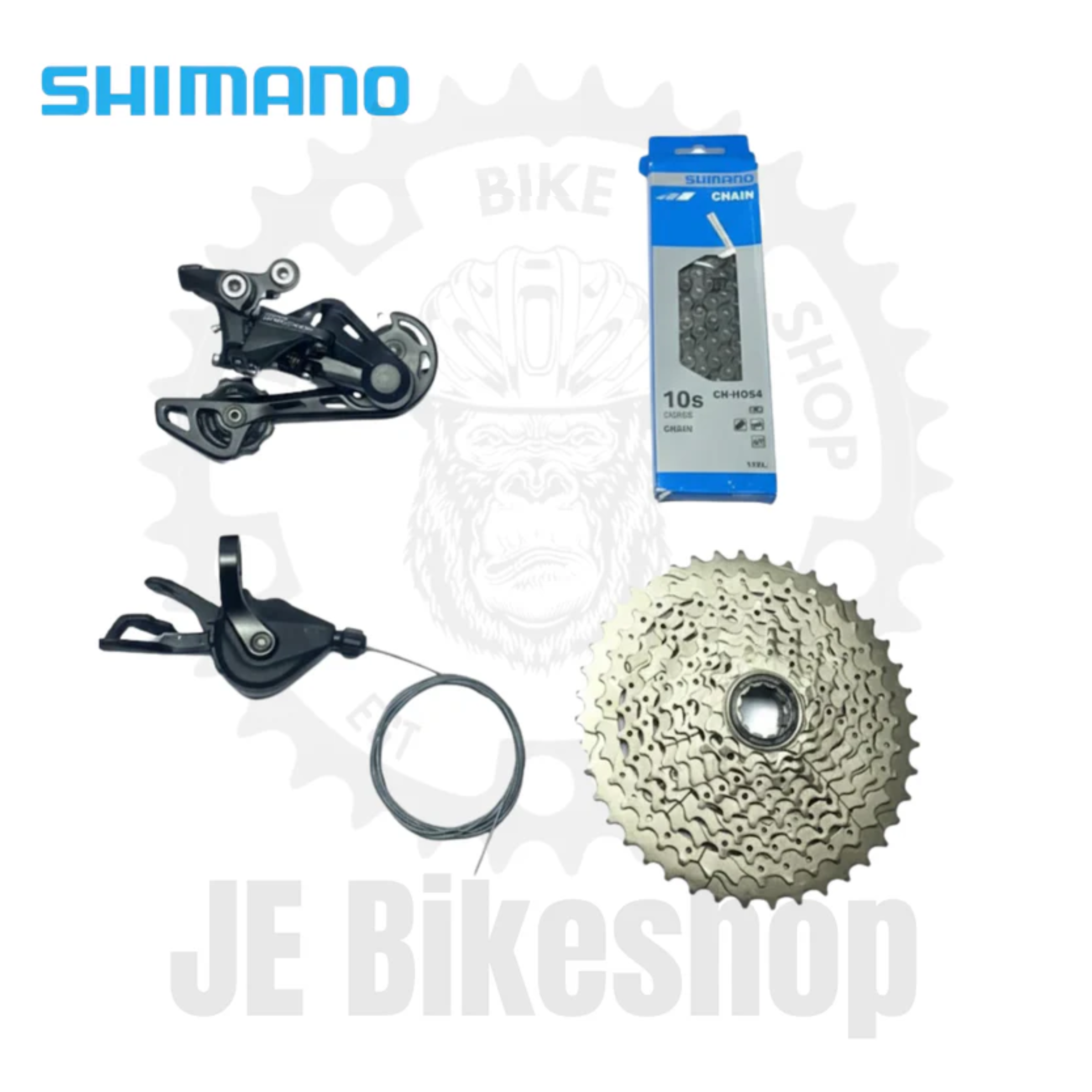 SHI5120 10 SPEED UPKIT WITH M4100 COGS 42T AND SHIMANO CN-HG54 CHAIN