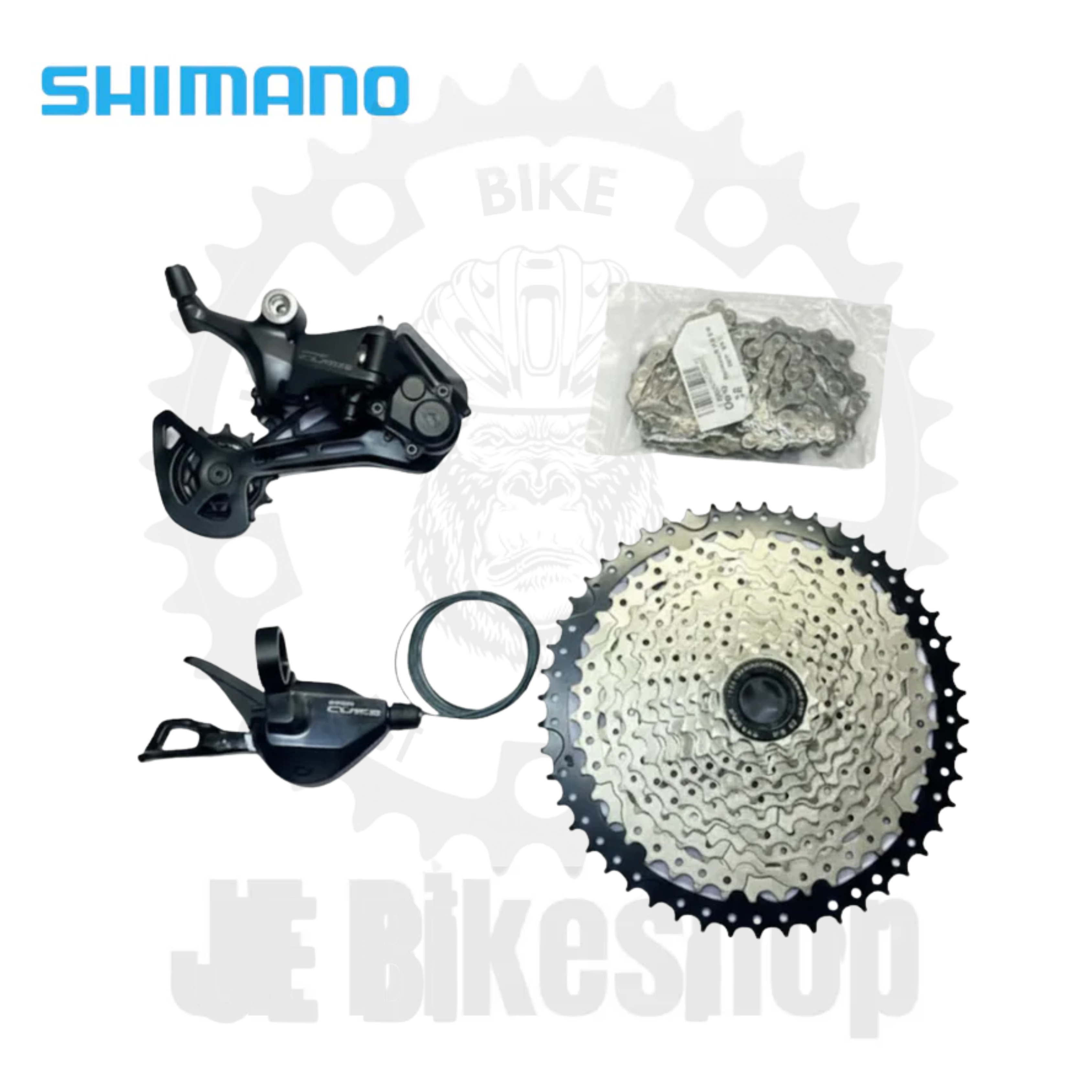 SHIMANO CUES U6000 SGS 11S UPKIT WITH ORIGINAL SHIMANO HG601 CHAIN AND TT PRO 11-50 T COGS