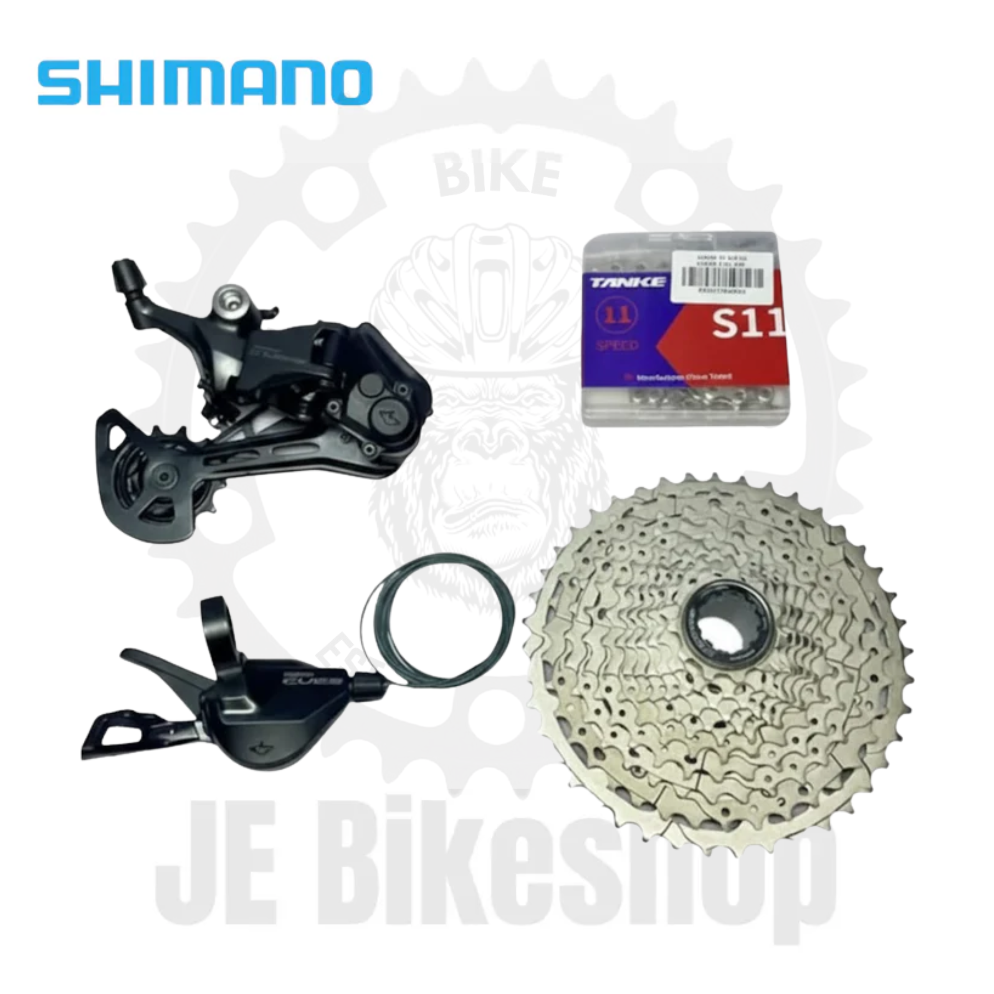 SHIMANO CUES U6000 SGS 11S UPKIT WITH TANKE 11S 126 LINKS AND M5100 DEORE 11-42T COGS