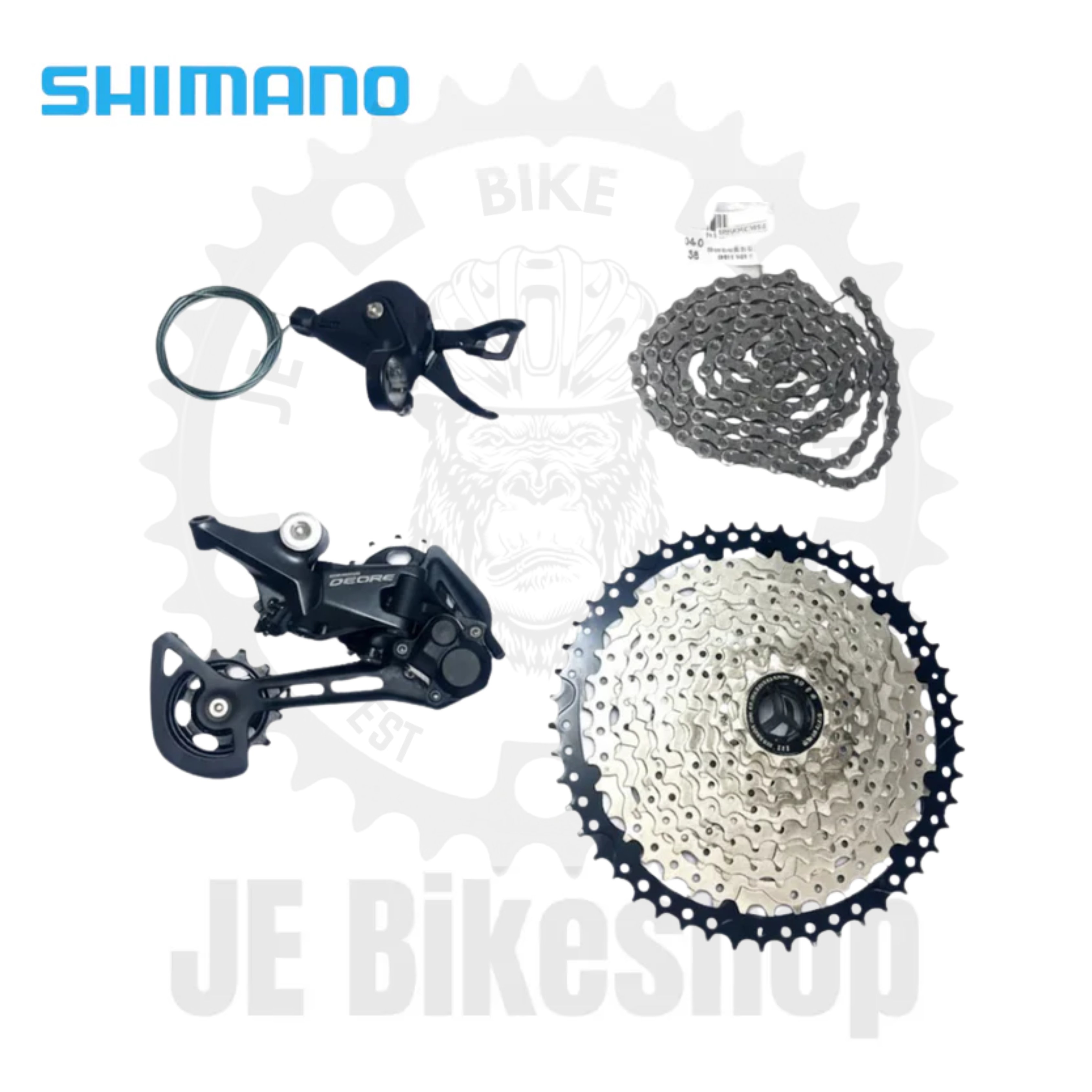 SHIMANO M5100 UPKIT WITH SHIMANO HG601 AND TT PRO 11-50 T COGS