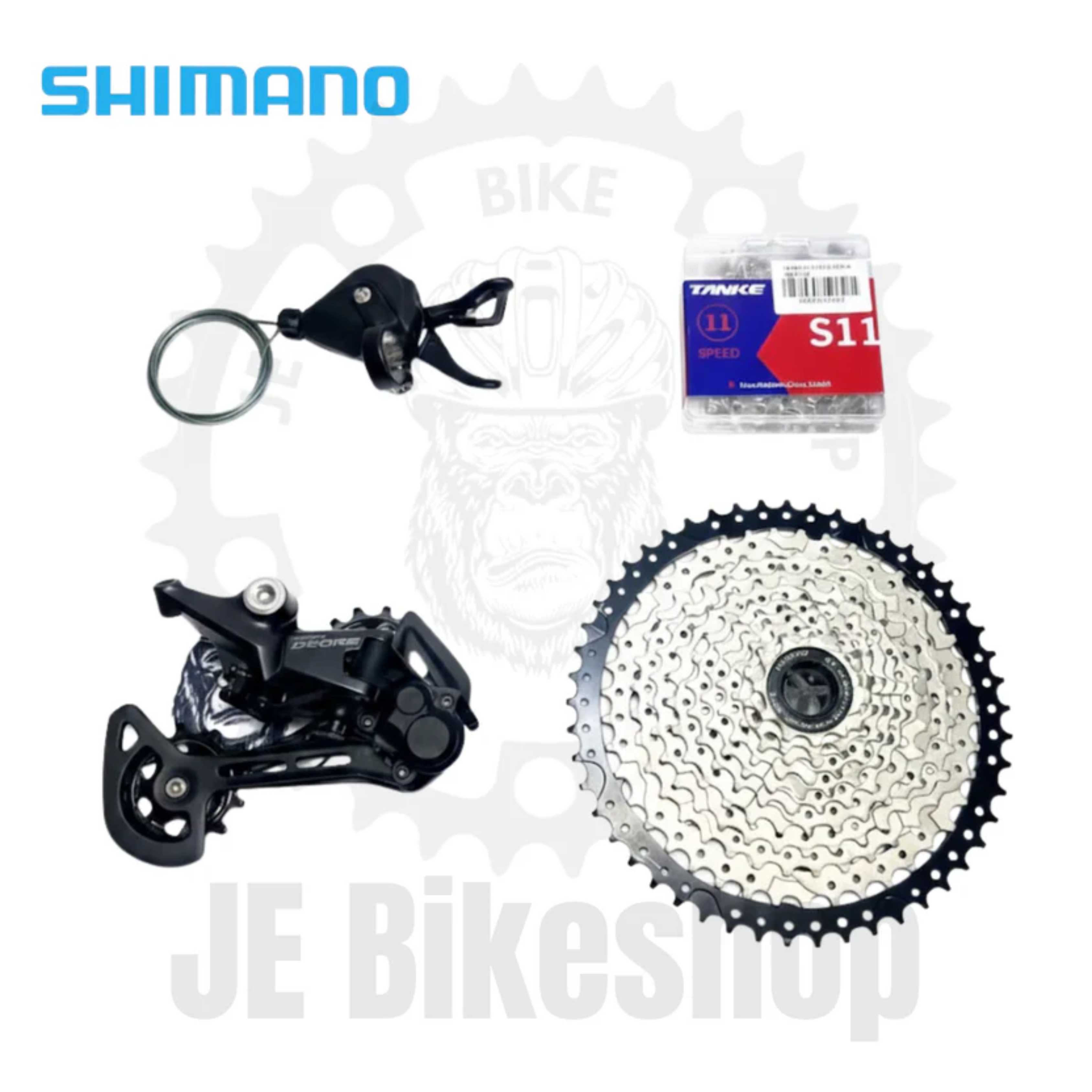 SHIMANO M5100 UPKIT WITH TANKE CHAIN AND TT PRO 11-50 T COGS