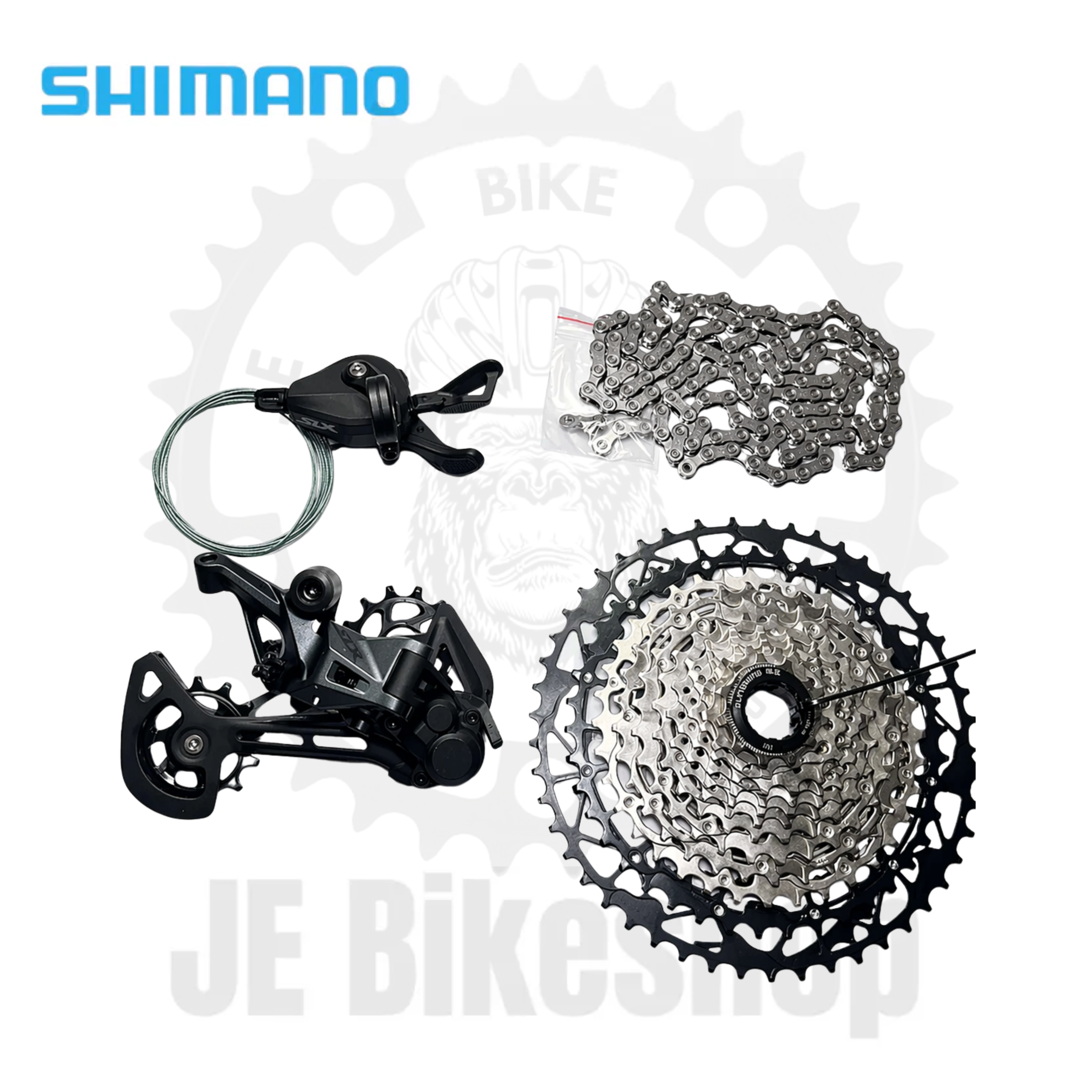 SHIMANO SLX M7100 12 SPEED UPKIT NON WINDOW AND SUNSHINE LIGHTWEIGHT 11 - 50 T WITH M6100 CHAIN