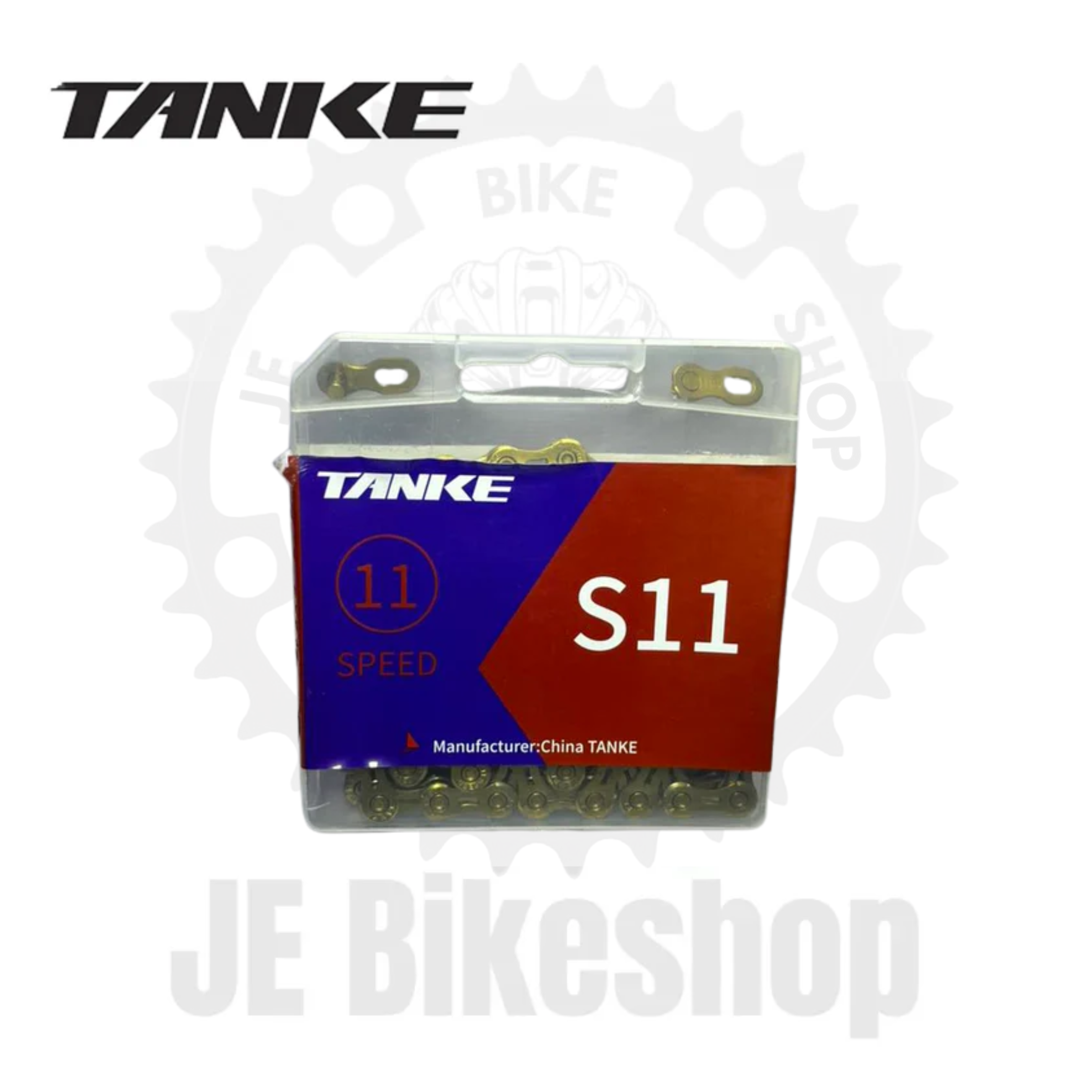 TANKE 11 SPEED CHAIN 126 LINKS HOLLOW LIGHTWEIGHT GOLD