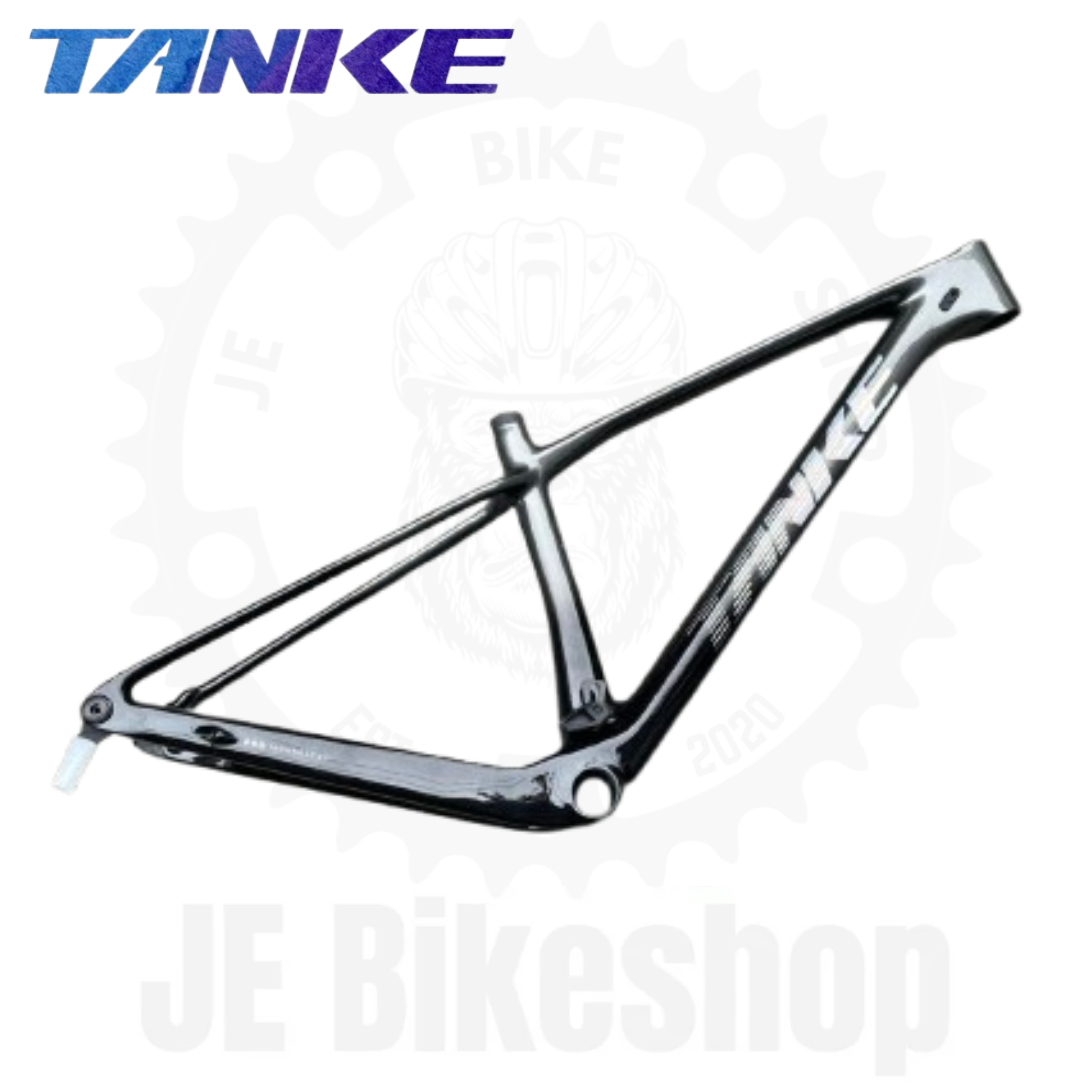 TANKE TK 5, 29ER FULL CARBON V1 THRU AXLE BOOST SIZE “SMALL” BLACK GRAY GLOSSY