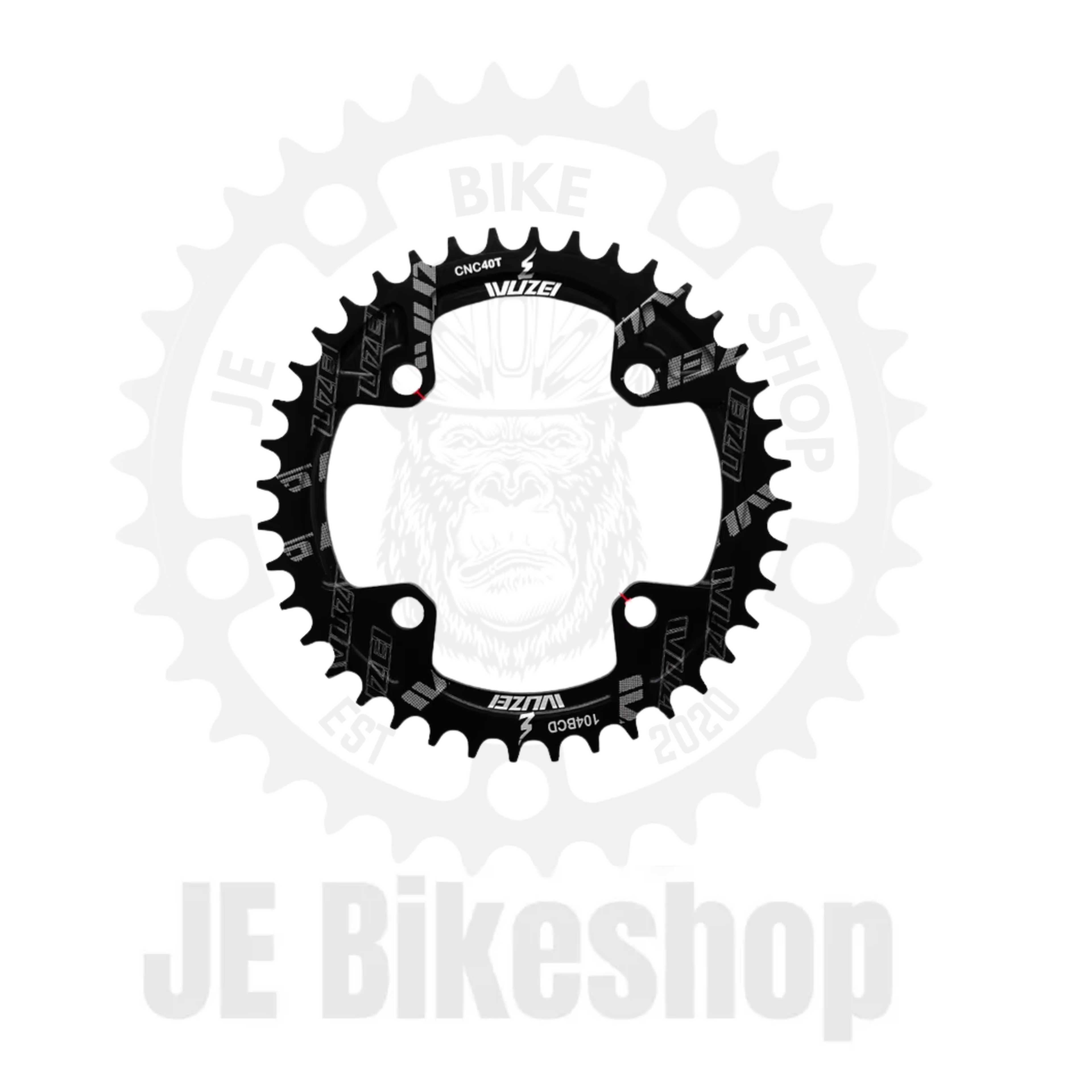 WUZEI 104 BCD ROUND NARROW WIDE ALLOY 4 BOLTS 34 T CIRCLE CHAINRING