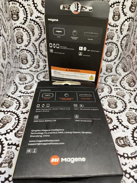 ANT+ chest strap heart rate monitor by Magene, works with XOSS, iGPSPORTS, CYCPLUS