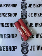 SILICON RED BICYCLE HANDLE GRIPS