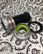Shimano SM-BB52 bottom bracket for smooth crank rotation.