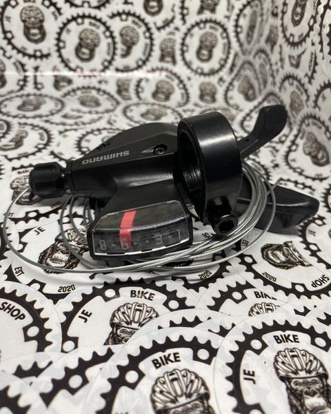 Shimano M310 8-speed right shifter for MTB and hybrid bikes.