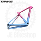 TANKE TK 5 29 ER FULL CARBON V1 THRU AXLE BOOST SIZE SMALL BLUE PINK COTTON CANDY
