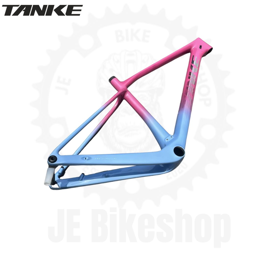 TANKE TK 5 29 ER FULL CARBON V1 THRU AXLE BOOST SIZE SMALL BLUE PINK COTTON CANDY