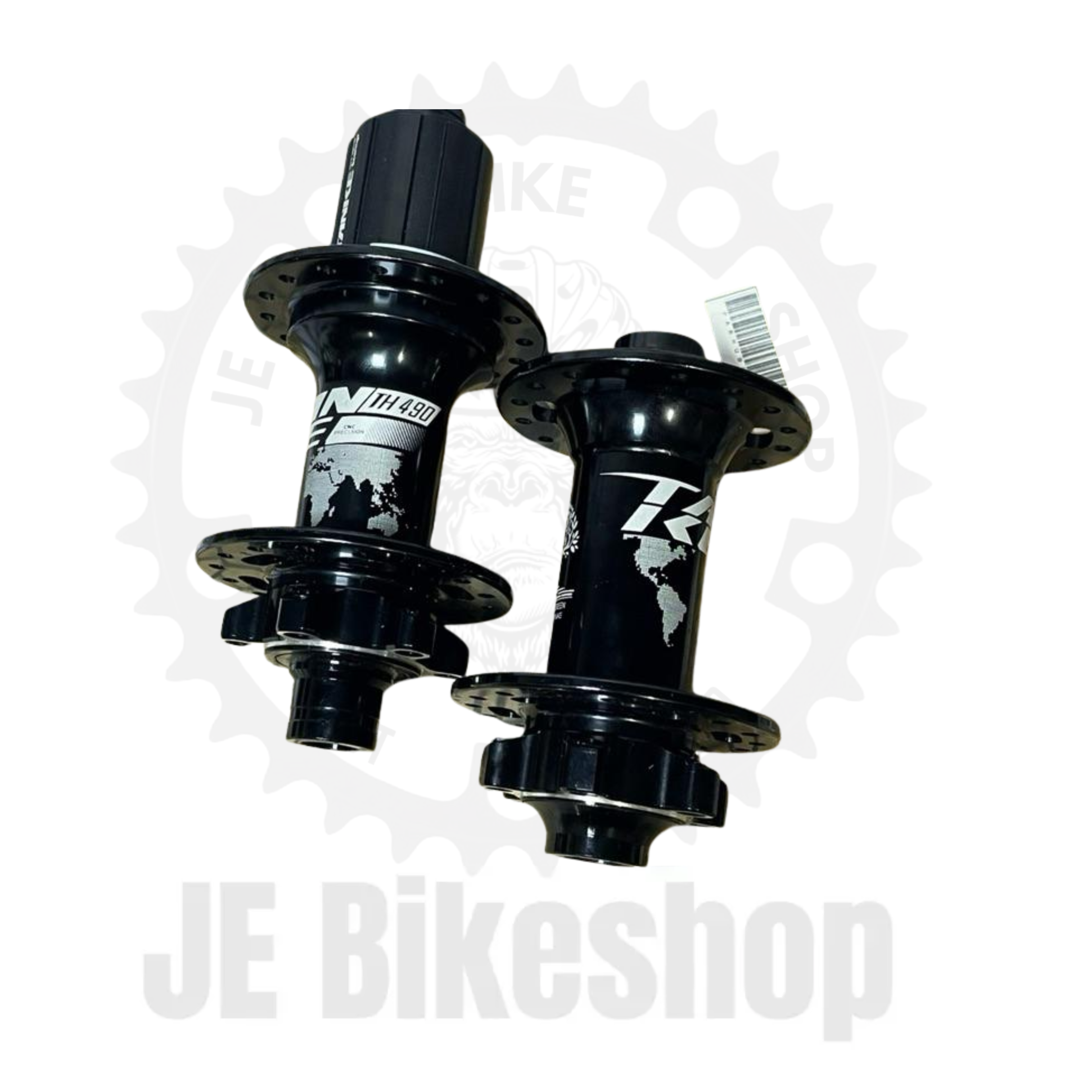TANKE TH490 HUB THRU AXLE BOOST BLACK PAIR