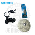 SHIMANO DEORE M4120 W SHIMANO CHAIN & M4100 COGS 11-42T 10S UPKIT