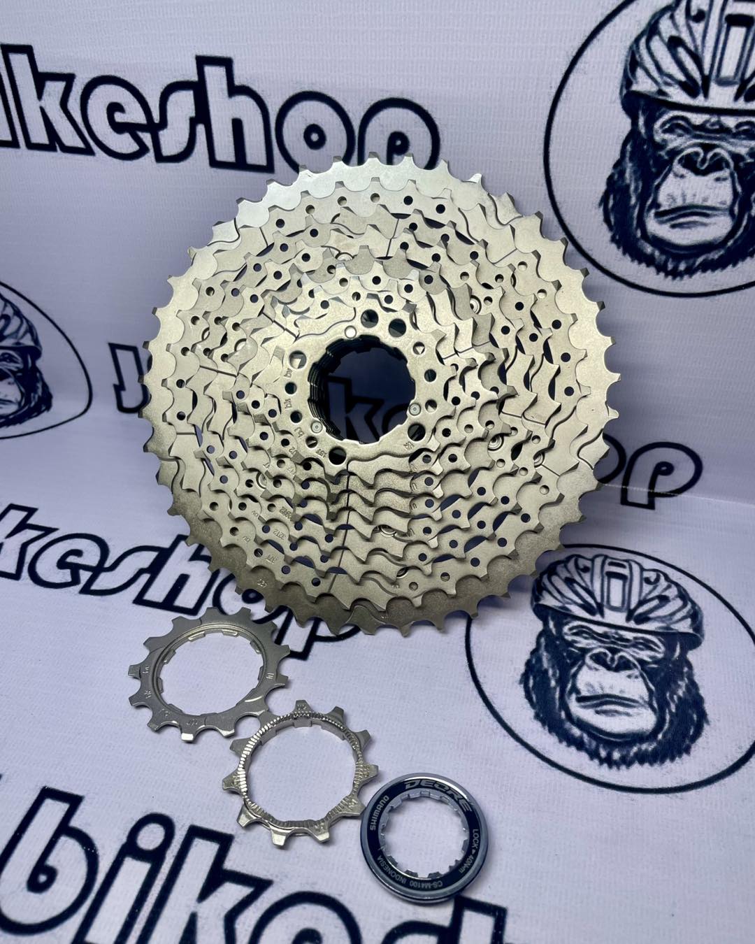Shimano M5100 11s and M4100 10s 42T cassette gear