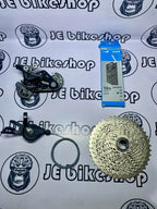Shimano Deore M4120 10 speed upkit with M4100 42T cogs and CN-HG54 chain
