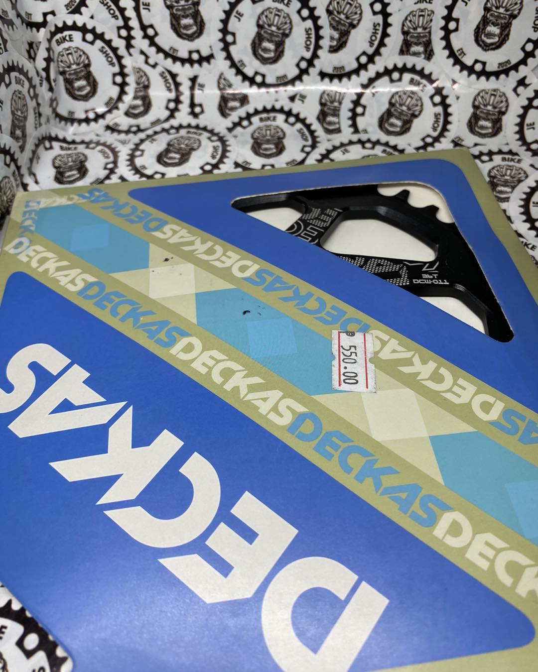 36T Deckas narrow wide chainring compatible with Shimano direct mount.