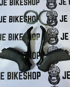 Shimano 105 R7000 STI 2x11 speed ready shifters.