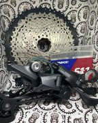 Shimano Deore M5100 11 speed upkit with 50T Sunshine cogs and Tanke 126L chain