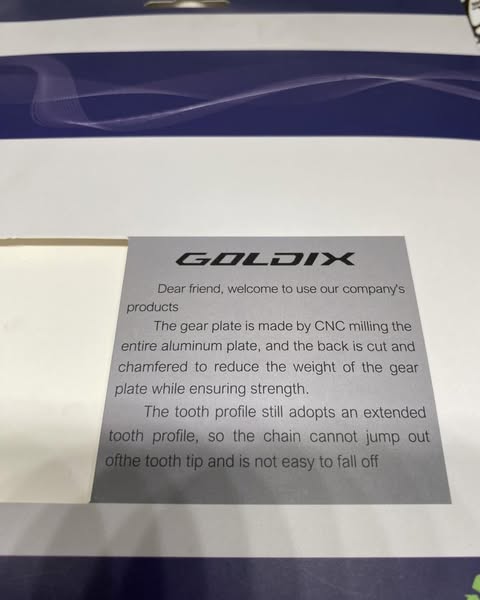 Goldix 42T direct mount chainring compatible with SLX XT XTR