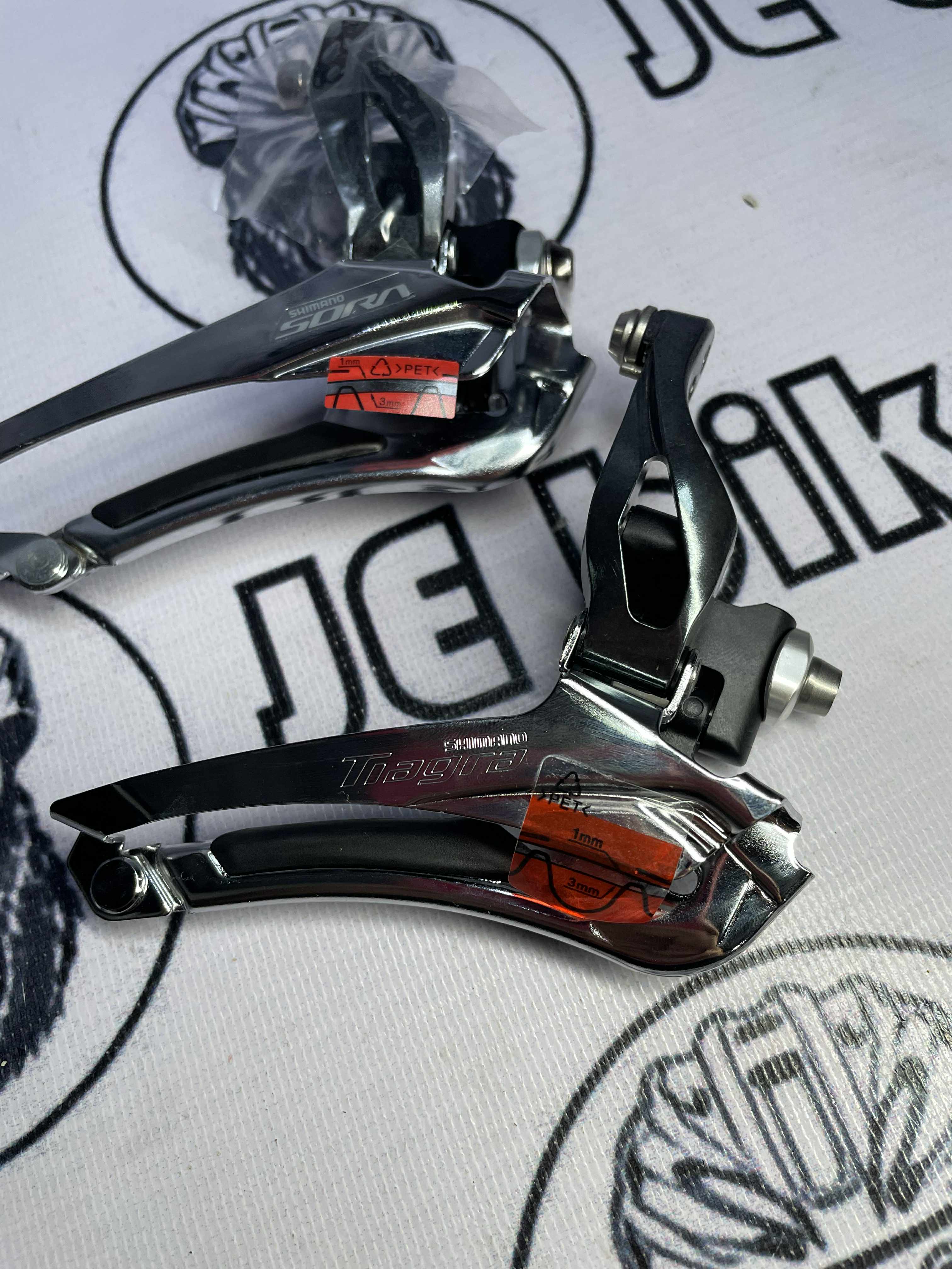 SHIMANO SORA FD AND 4700 TIAGRA FD BRAZE ON