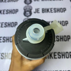 Blue ESLNF water bottle with double-wall insulation for keeping drinks cold.