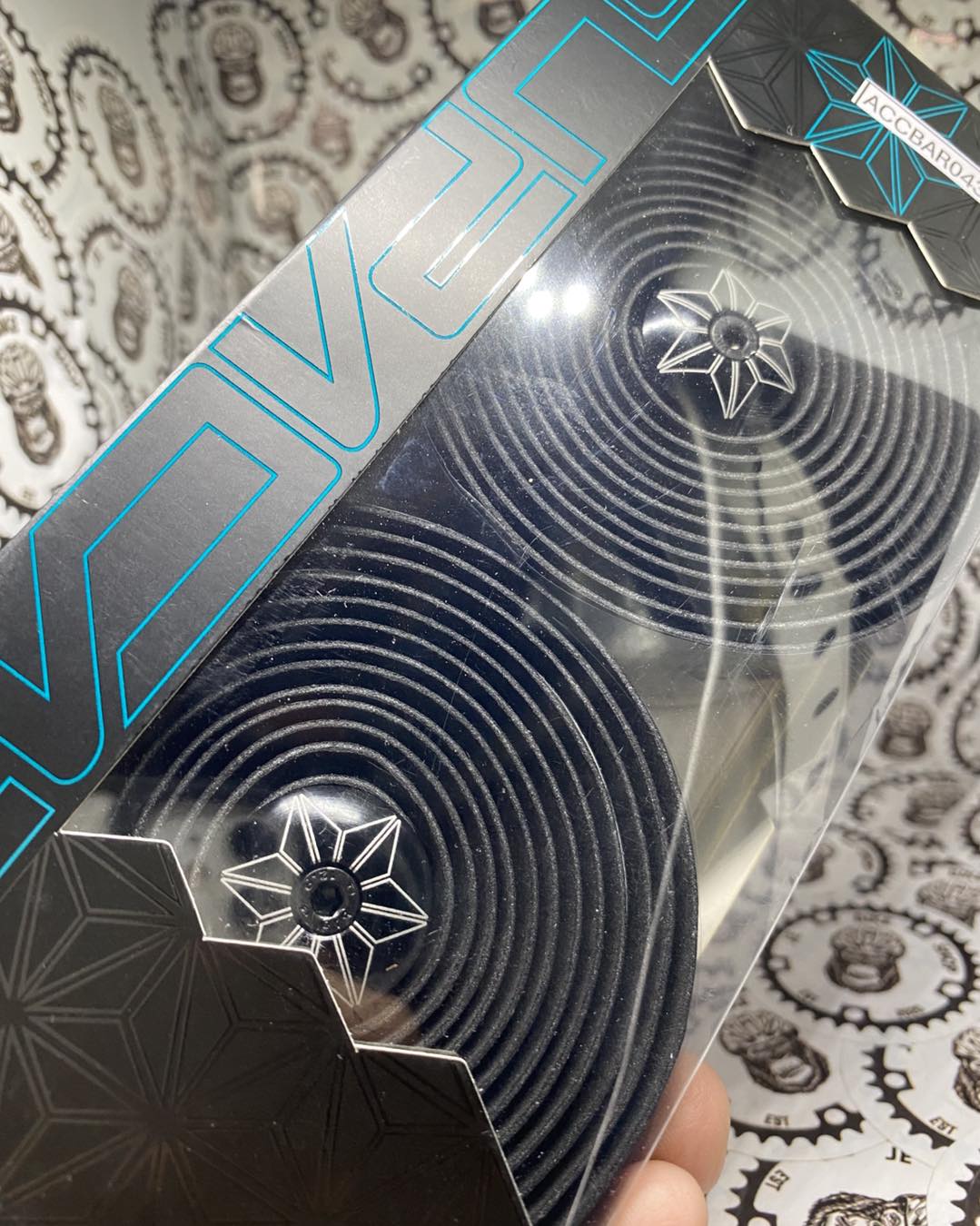 Supacaz handlebar wrap set with aluminum end caps