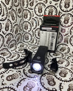 Bengguo front bicycle light with strap, charger, and box.
