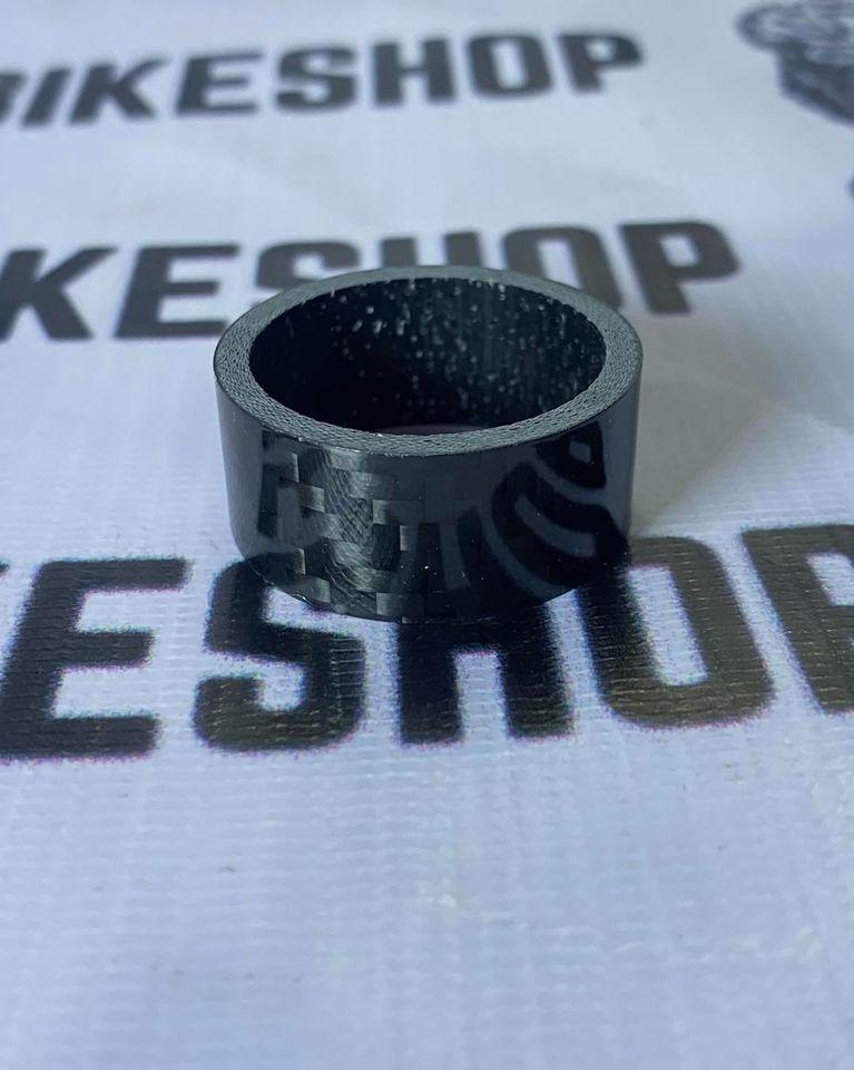 CNC carbon steerer spacer for precise headset fit