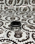 Expander mini compression plug nut for bicycle handlebars and stems.