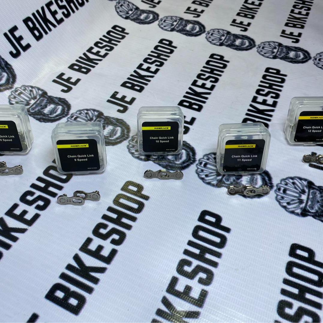 Universal missing link for 8 to 12 speed bike chains