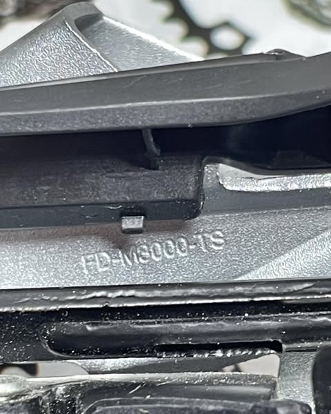 Front derailleur FD-M3000 TS by Shimano Acera, 1 3/8 in clamp, black