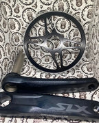 Shimano SLX M7120 crank arm with Goldix SH 42T chainring