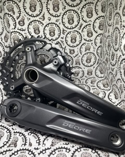 Shimano M4100 Deore 2x crankset 36-26T 96 BCD asymmetric.